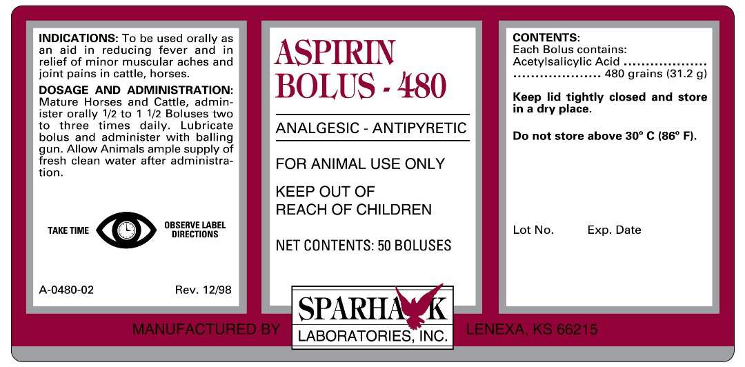 ASPIRIN BOLUS - 480